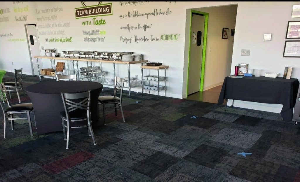 Atlanta event room social distance