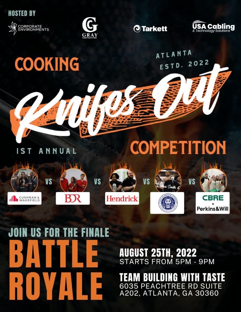 Knifes Out Corporate Cooking Competition