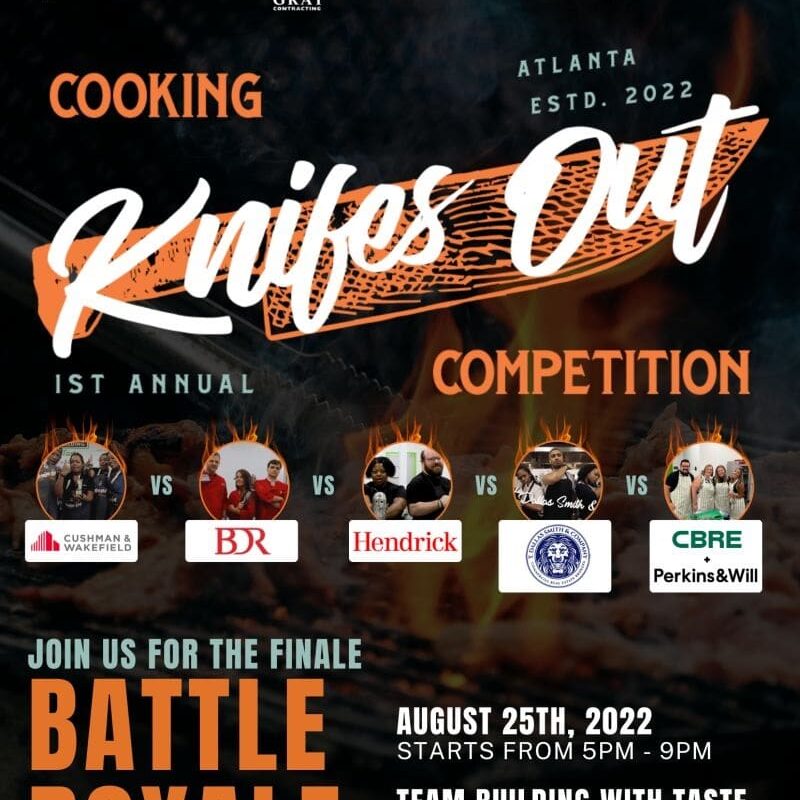 Knives Out Knifes Out Corporate Cooking Competition